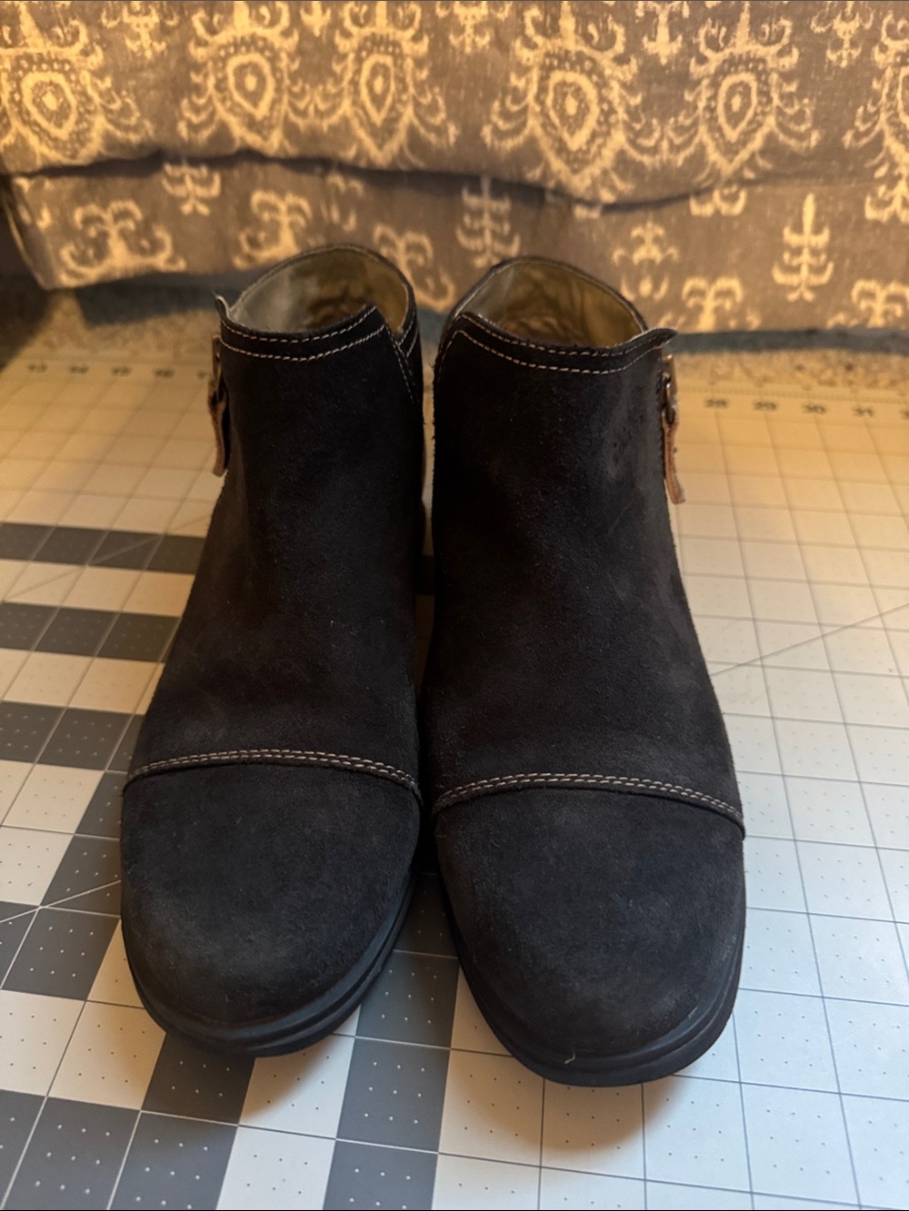 Sorel Black Suede Women’s Ankle Booties